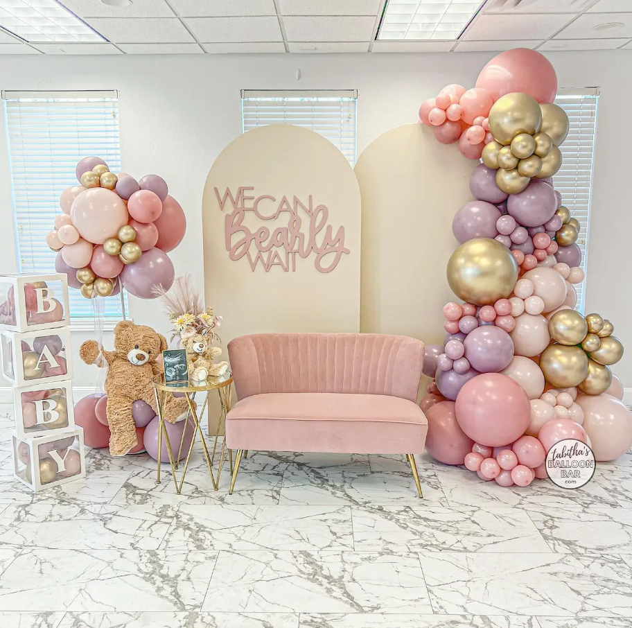 Double Backdrop Balloon Decor SetUp