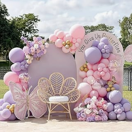 Double Backdrop Balloon Decor SetUp