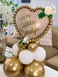 Heart Bouquet with Balloon Trim